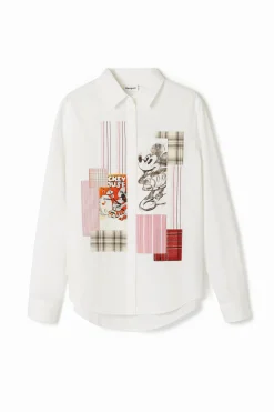 Patchwork Mickey Mouse shirt