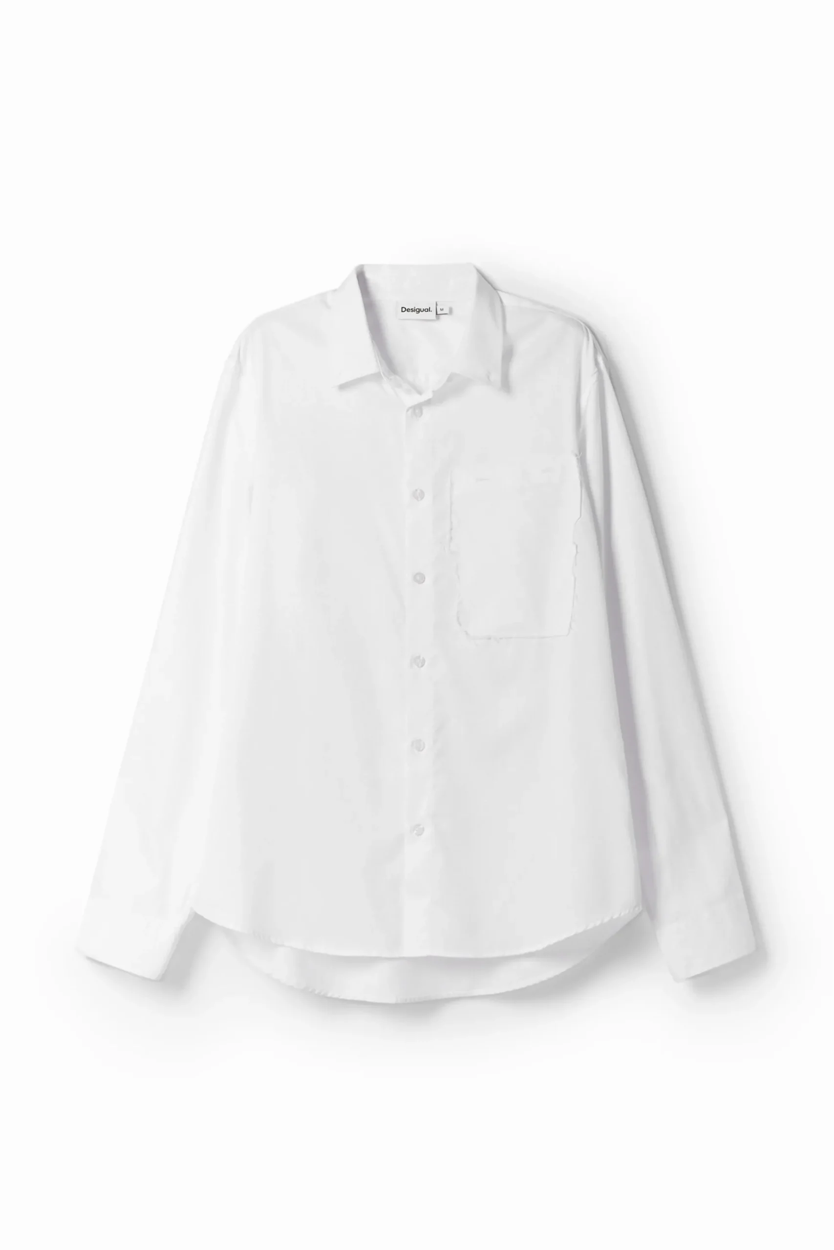 Patchwork poplin shirt