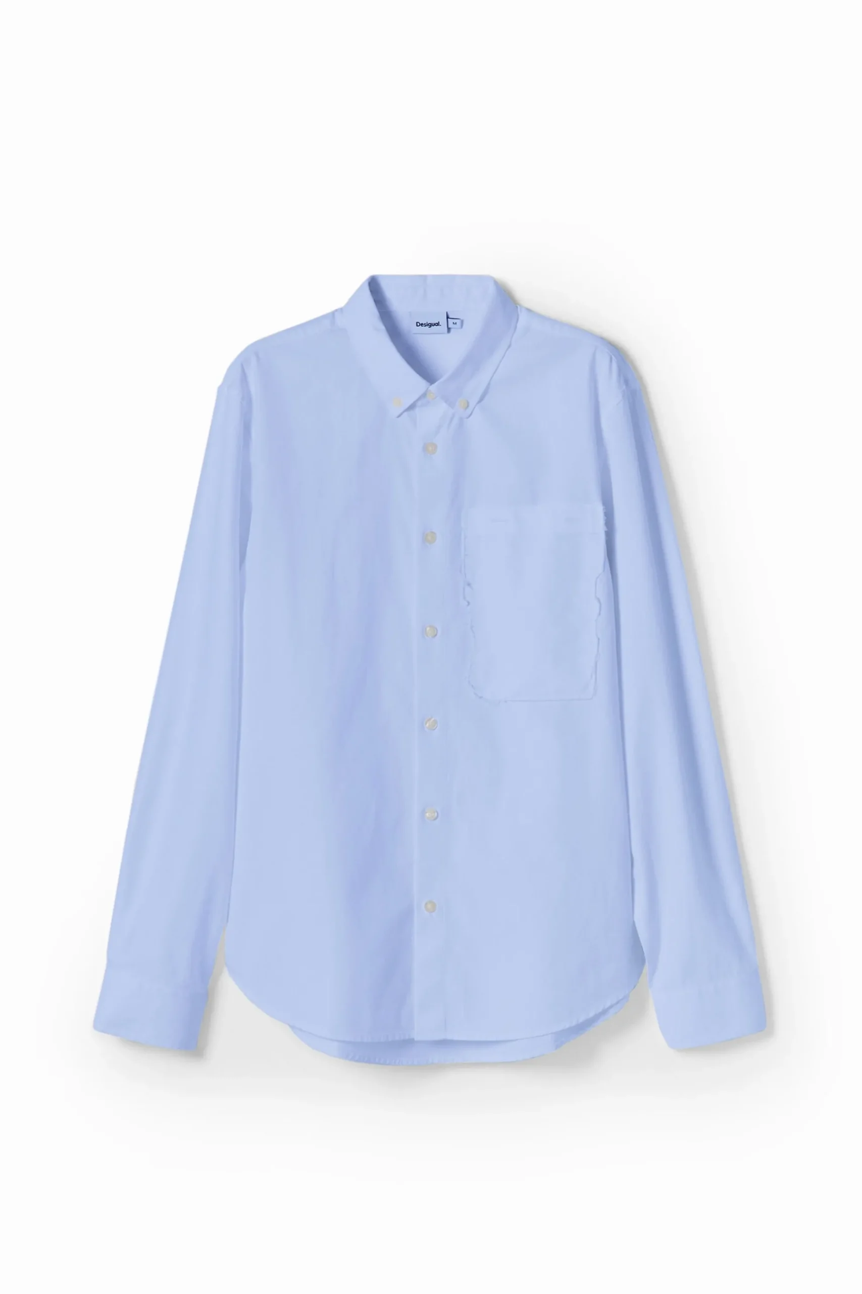 Patchwork poplin shirt