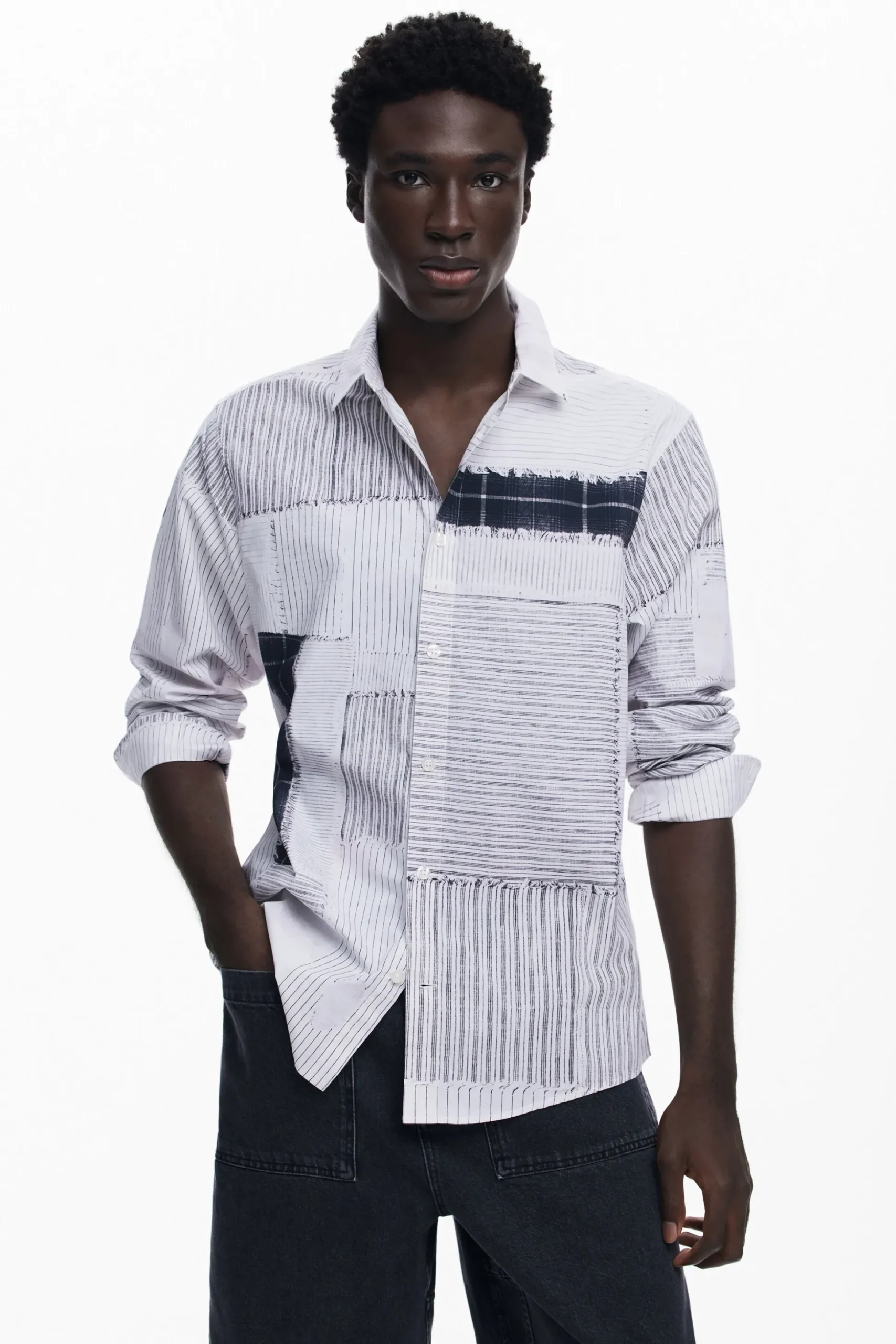Patchwork shirt
