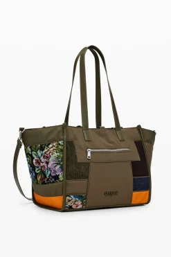Patchwork shopper bag