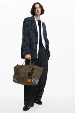 Patchwork shopper bag