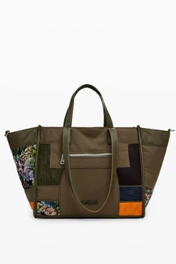 Patchwork shopper bag