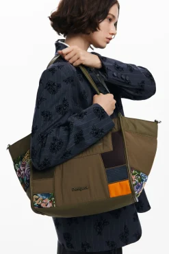 Patchwork shopper bag