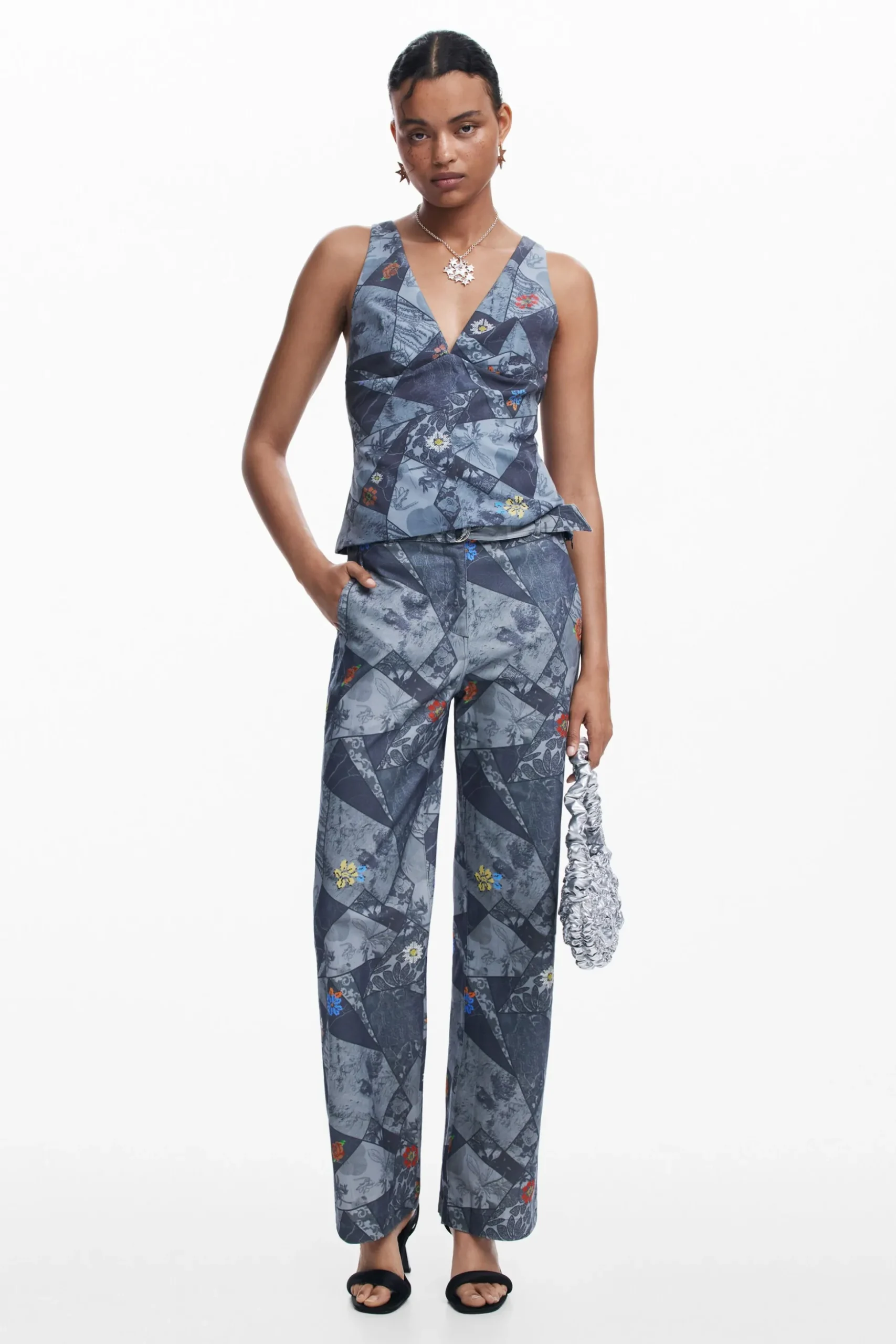 Patchwork tank top