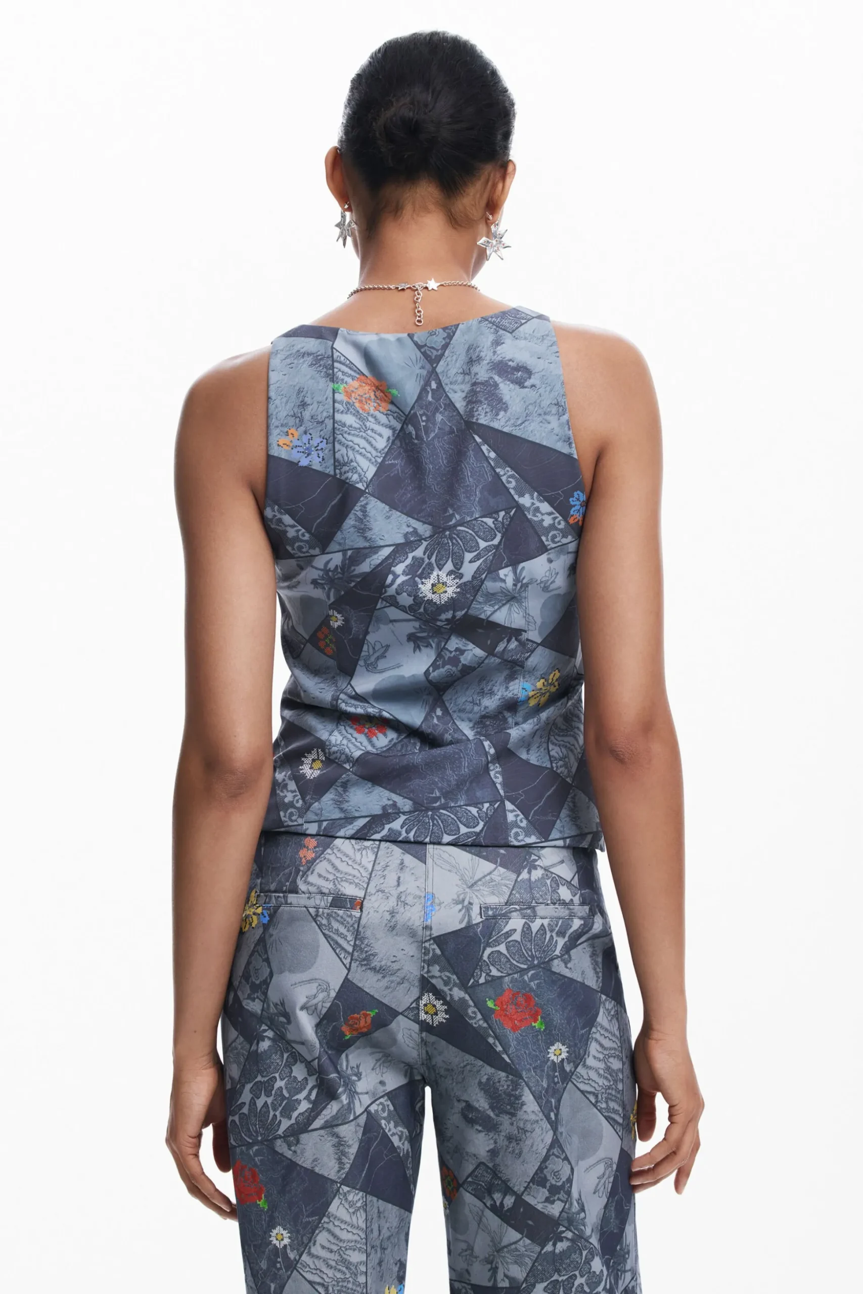 Patchwork tank top
