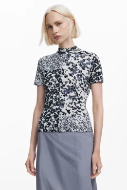 Patchy floral T-shirt
