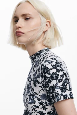 Patchy floral T-shirt