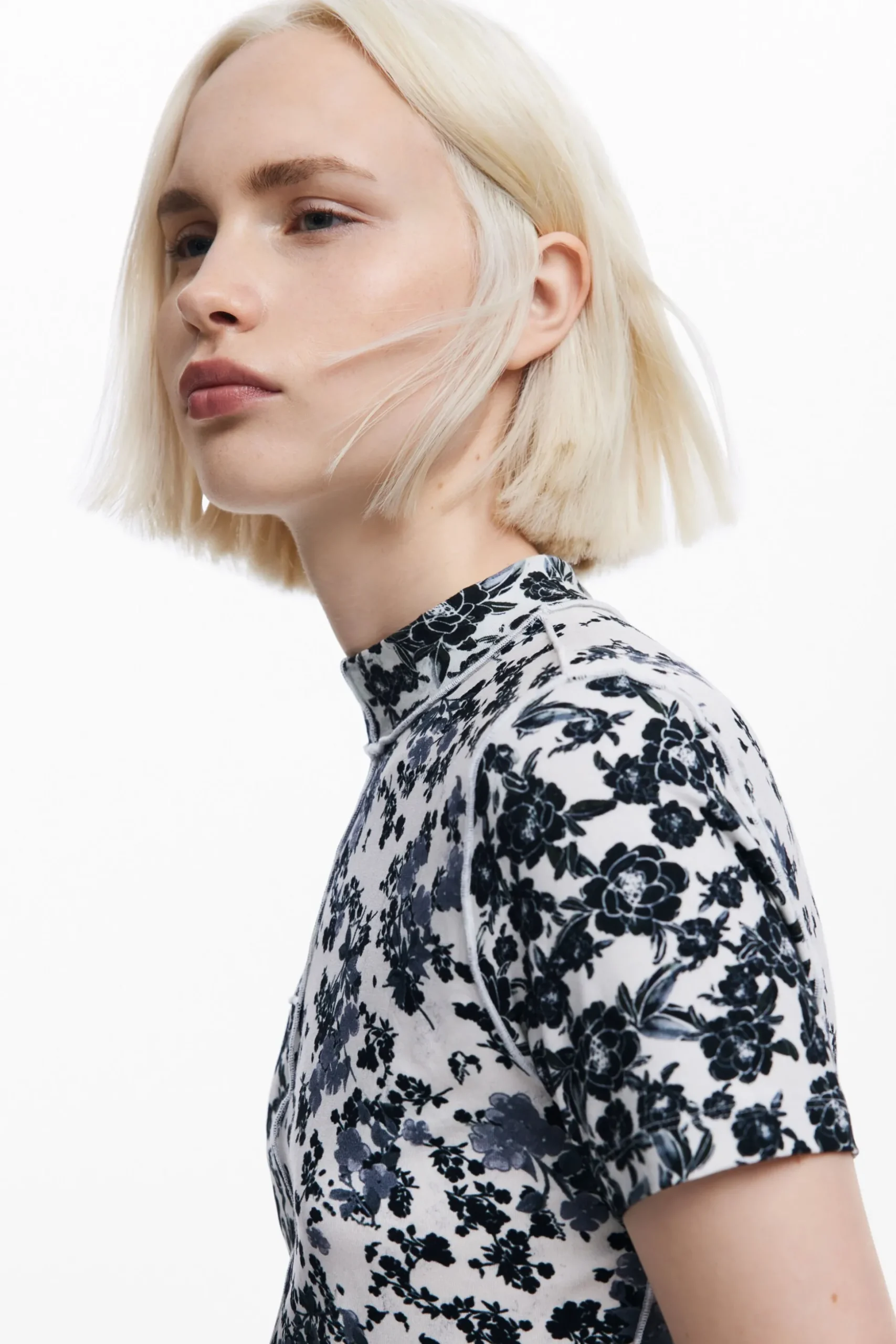 Patchy floral T-shirt