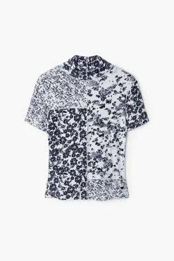 Patchy floral T-shirt