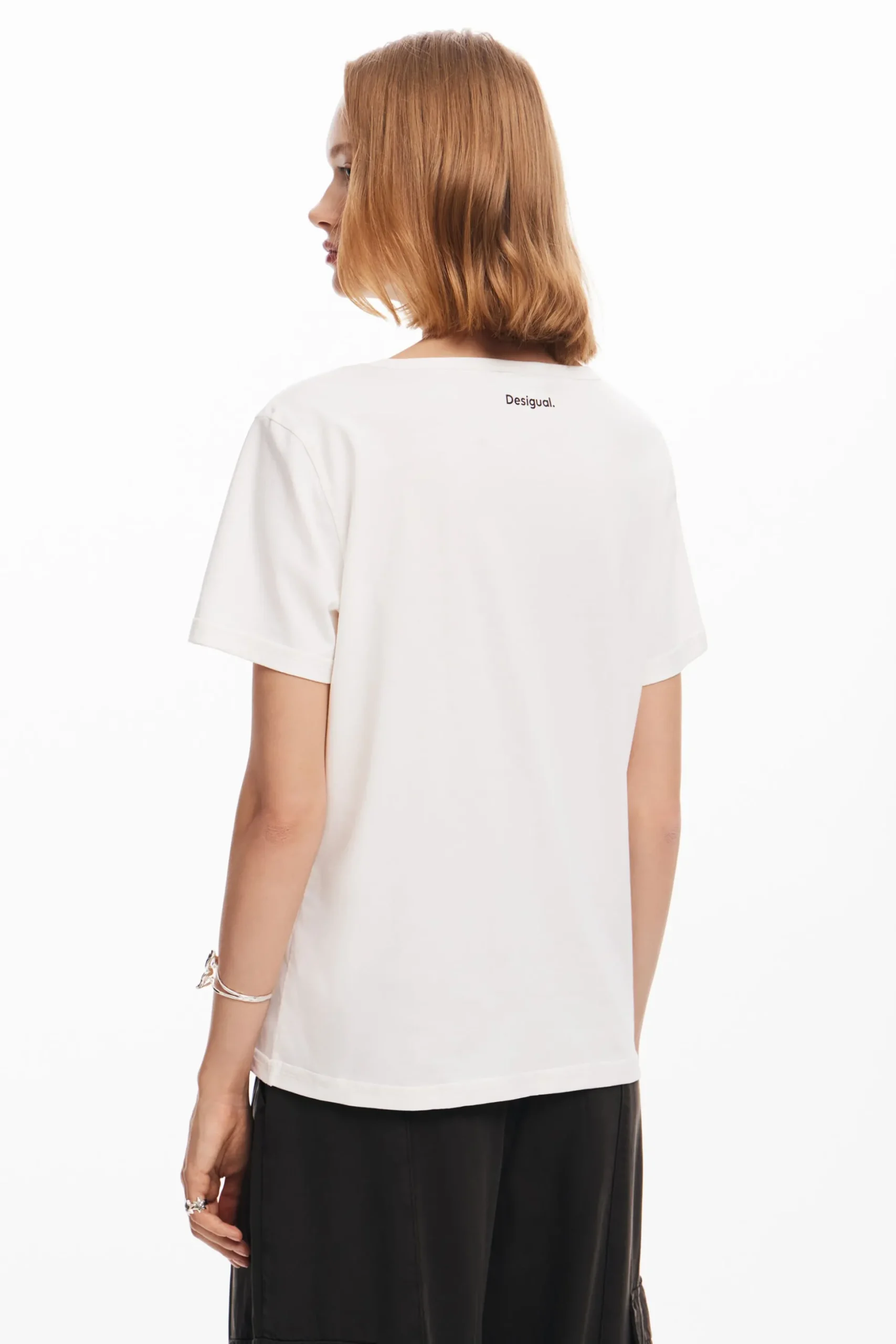 Plain T-shirt with message