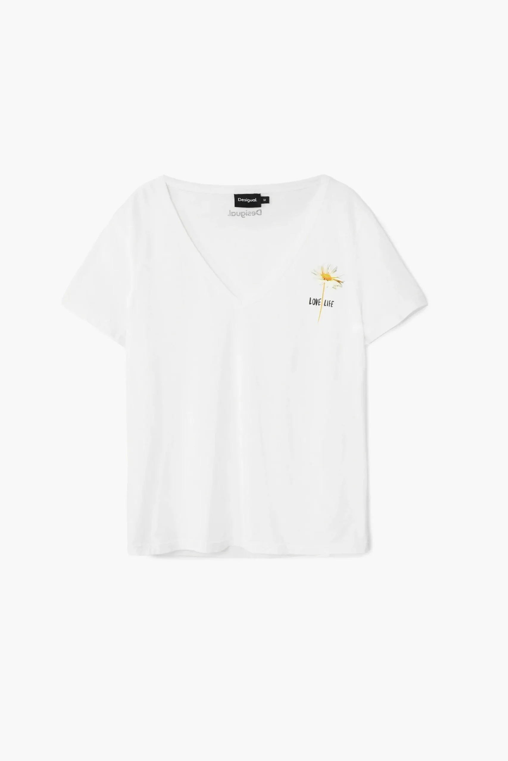 Plain T-shirt with message