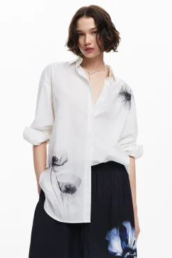 Poppy print shirt