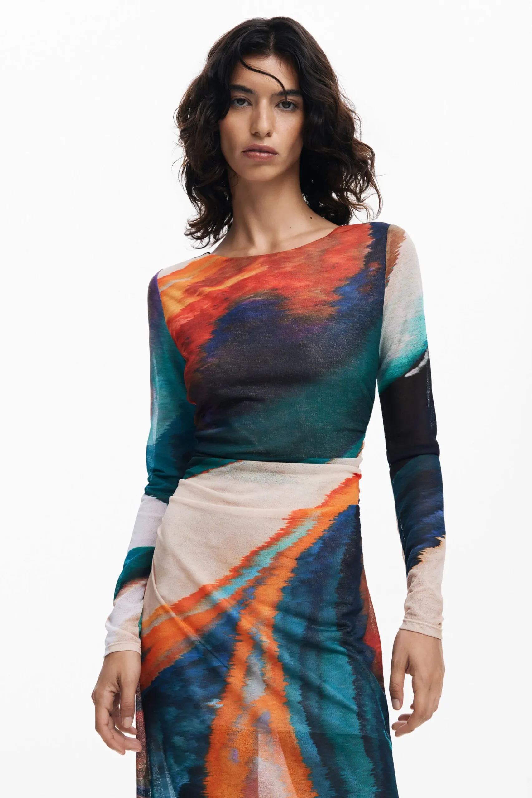 Printed dress
