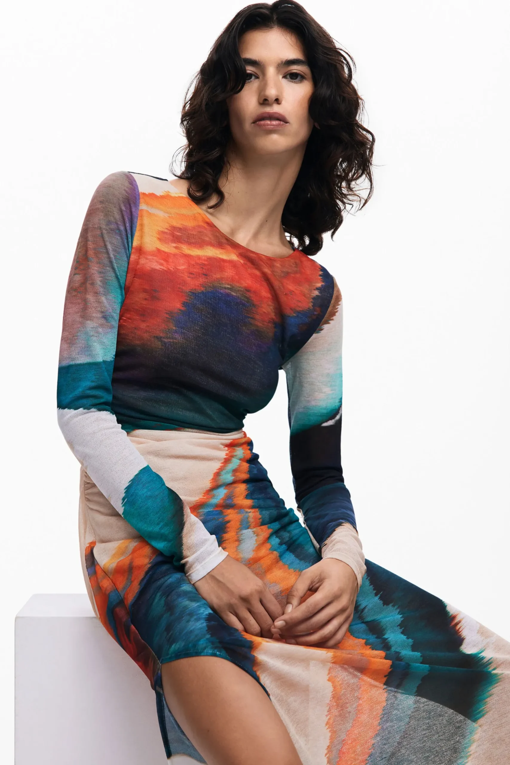 Printed dress