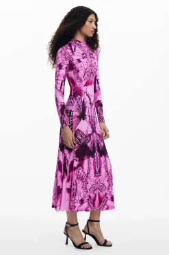 Printed midi dress