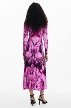 Printed midi dress
