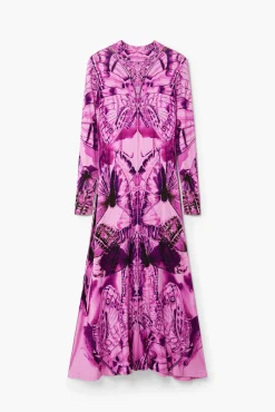 Printed midi dress