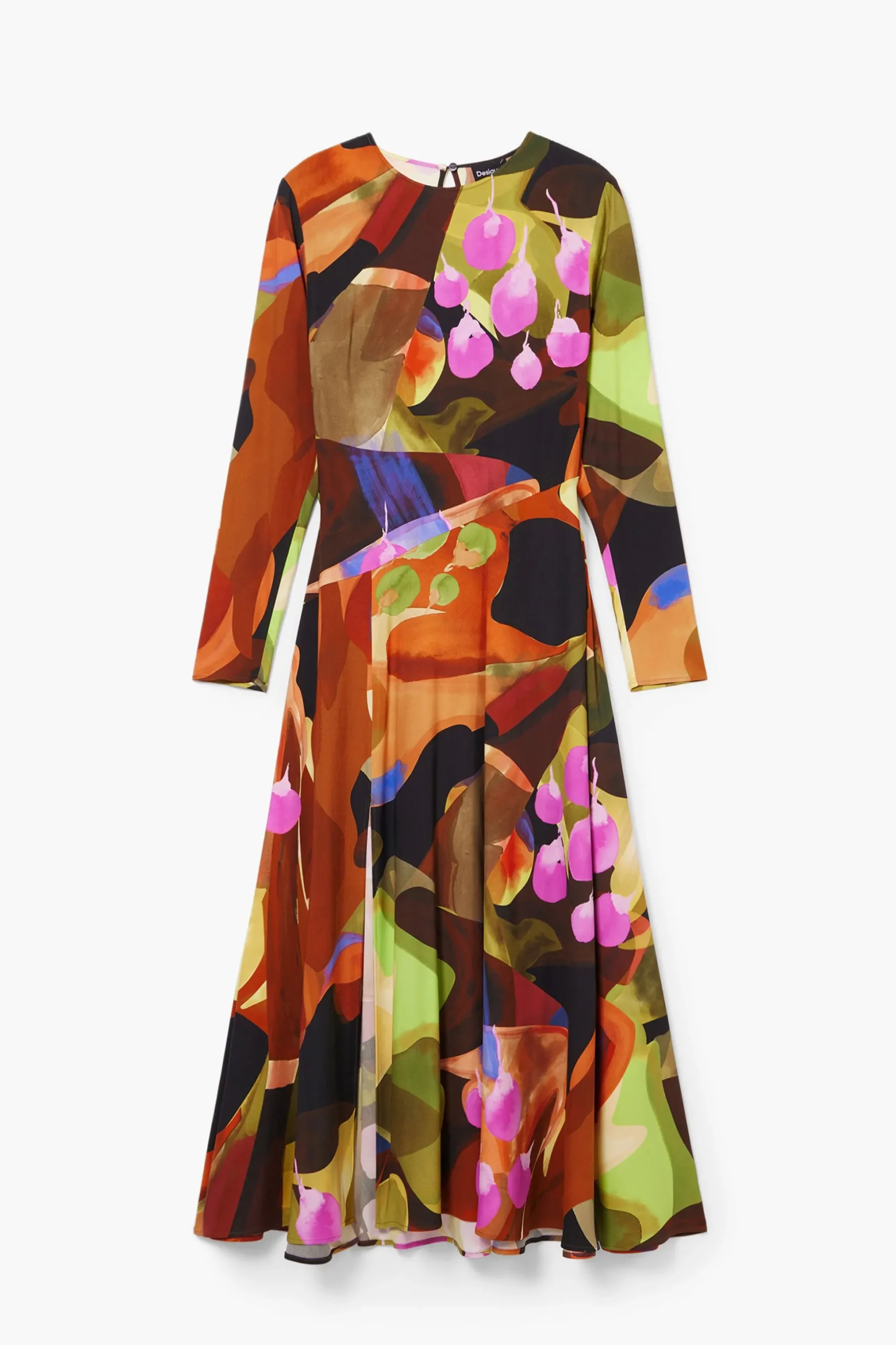 Printed midi dress M. Christian Lacroix