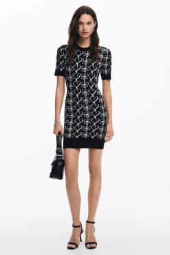 Printed Mini Dress M. Christian Lacroix