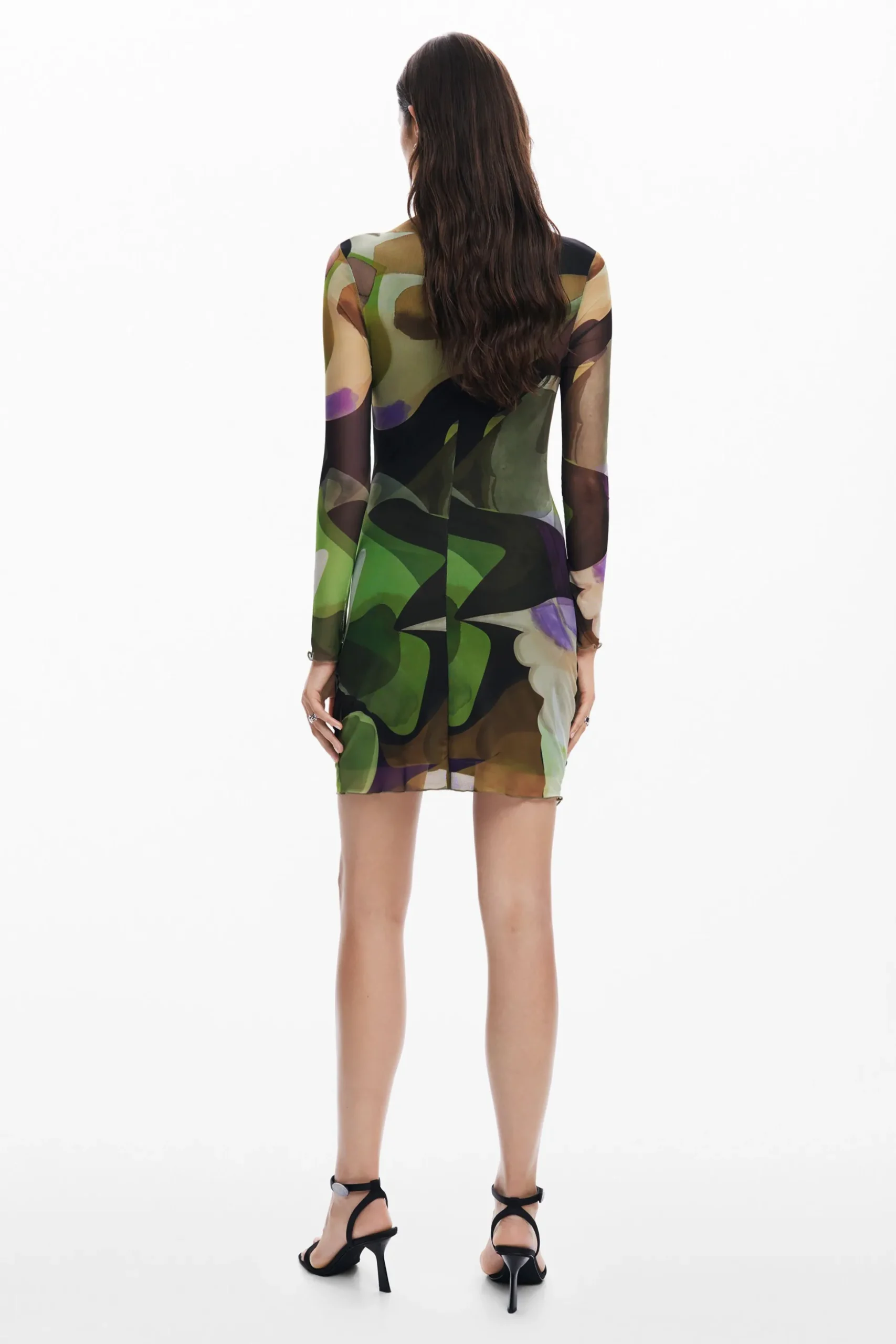 Printed Mini Dress M. Christian Lacroix