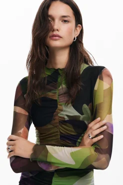 Printed Mini Dress M. Christian Lacroix