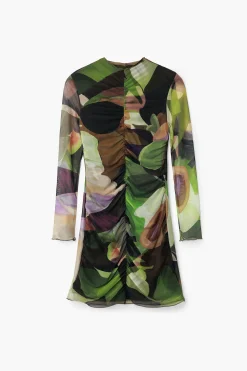 Printed Mini Dress M. Christian Lacroix