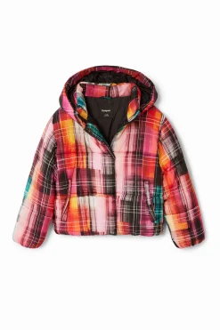 Printed padded coat