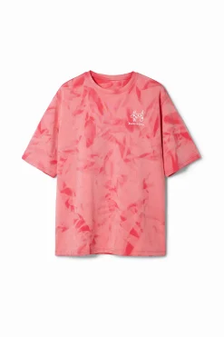 Printed T-shirt with gradient effect