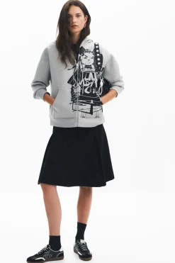 Printed zipper sweatshirt M. Christian Lacroix