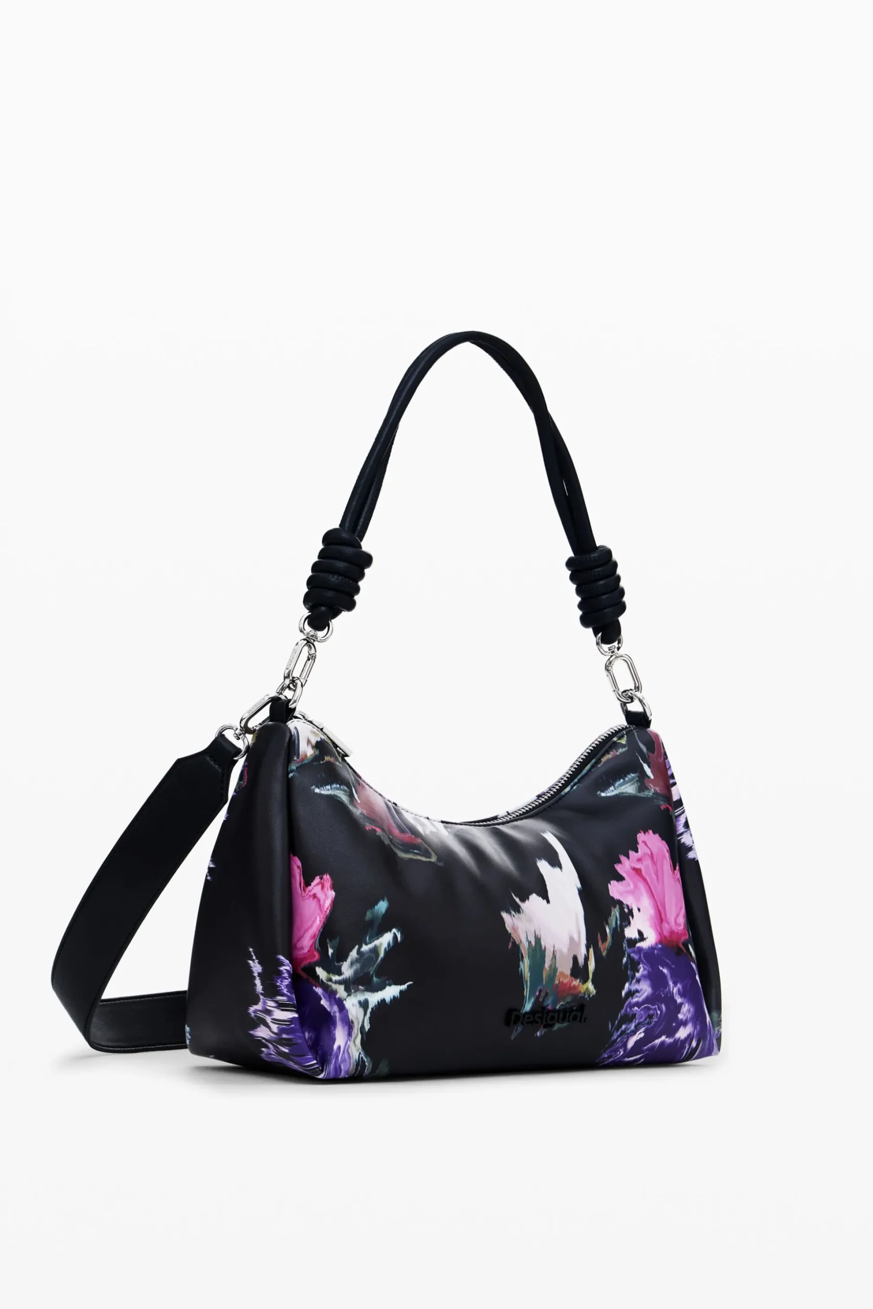 Quilted floral handbag
