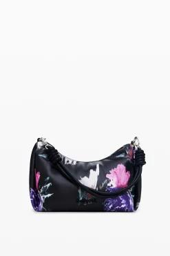 Quilted floral handbag