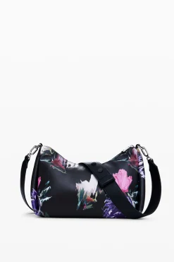 Quilted floral handbag