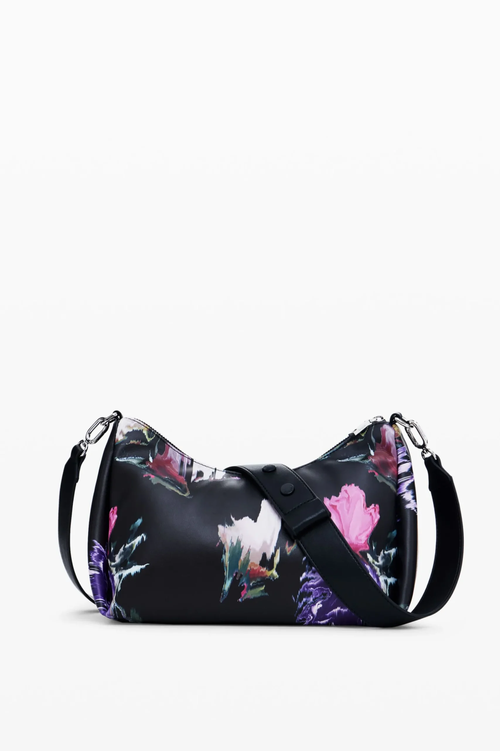 Quilted floral handbag