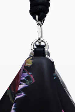 Quilted floral handbag