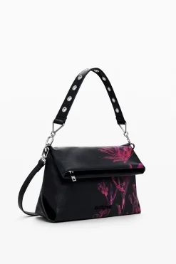 Quilted floral M bag