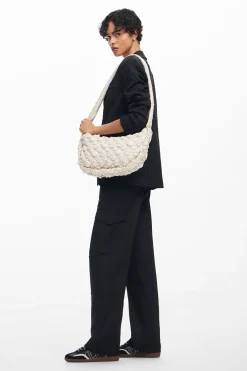 Quilted M bag