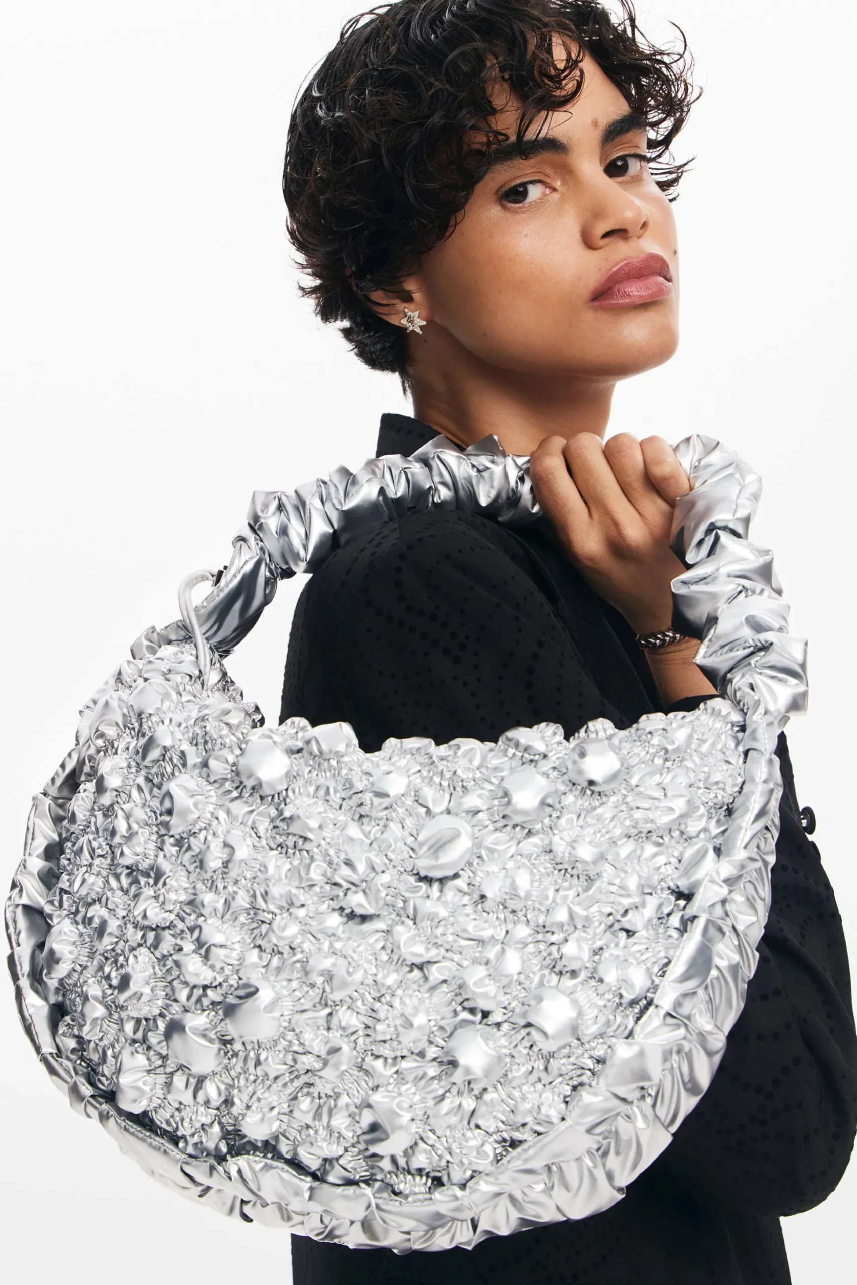 Quilted M bag