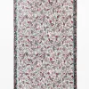 Rectangular floral scarf