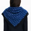Rectangular scarf with Desigual logo