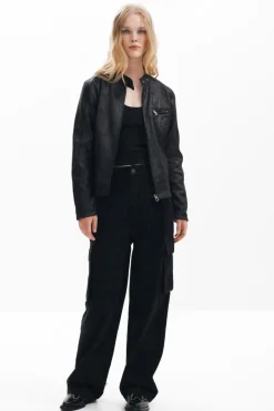 Regular biker jacket
