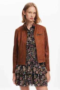 Regular biker jacket