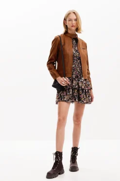 Regular biker jacket