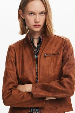 Regular biker jacket