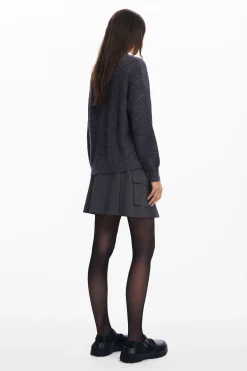 Ribbed vase sweater