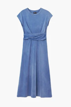 Ruched midi dress