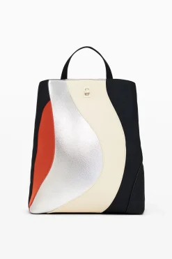 S backpack with waves