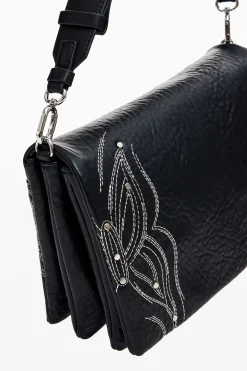 S bag with butterfly engraving