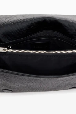 S bag with butterfly engraving