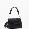S embroidered studs bag